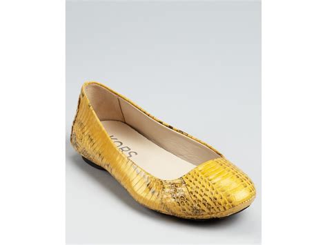 michael kors women's flats|michael kors snakeskin flats.